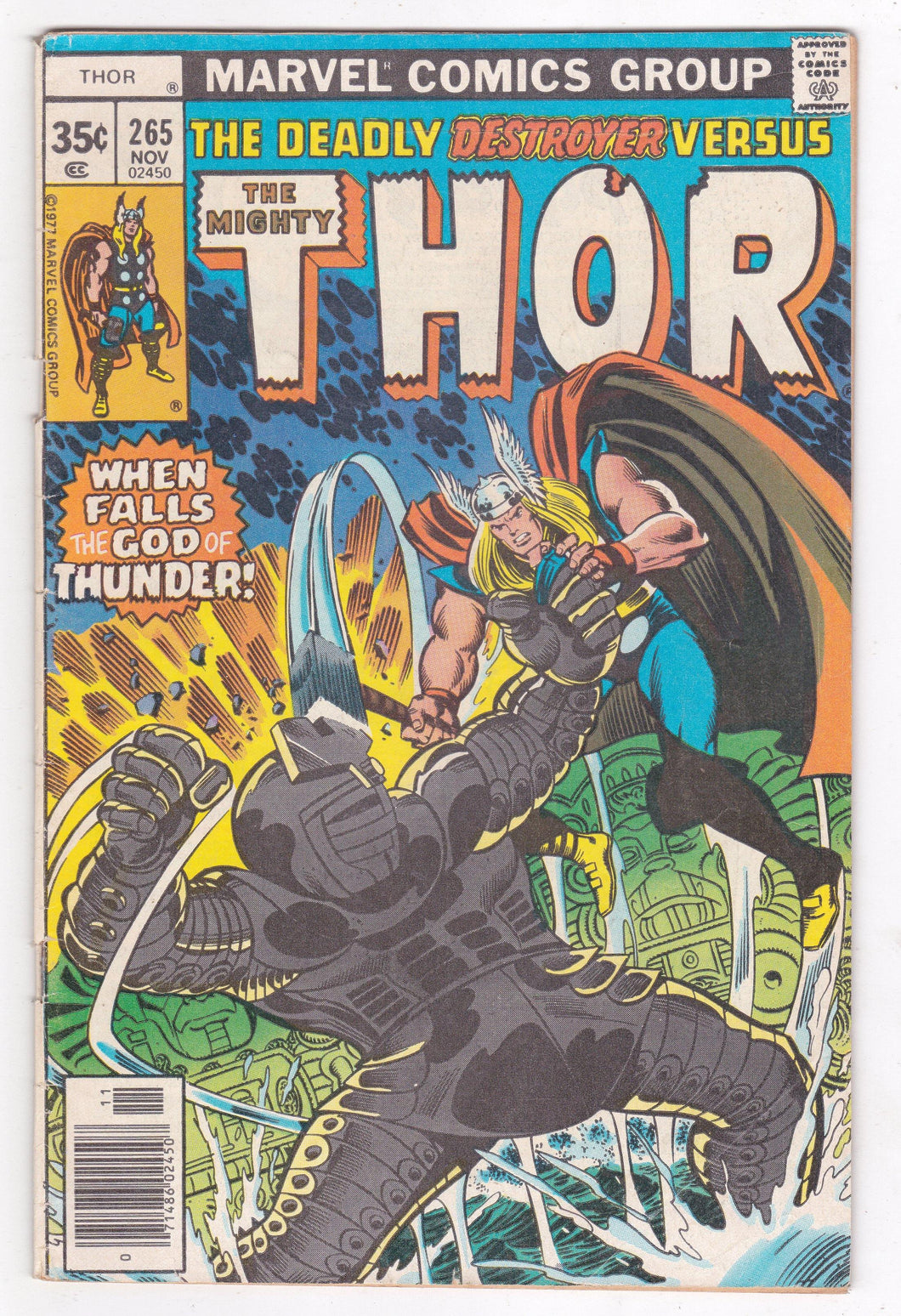 The Deadly Destroyer Versus The Mighty Thor 265 Marvel 1977 - TulipStuff