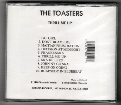 The Toasters Thrill Me Up NYC Ska Album CD Skaloid 1988 - TulipStuff