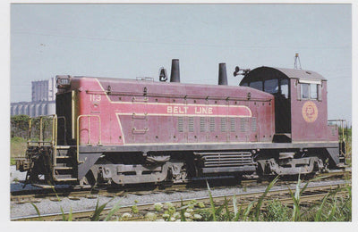Norfolk & Portsmouth Belt Line EMD SW1200 Locomotive Train  Postcard - TulipStuff
