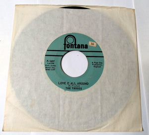 The Troggs Love Is All Around / When Will The Rain Come Vinyl 7" 1967 - TulipStuff