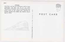 Load image into Gallery viewer, Auto-Train GE U36B Passenger Train Locomotive Postcard - TulipStuff
