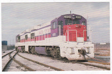 Load image into Gallery viewer, Auto-Train GE U36B Passenger Train Locomotive Postcard - TulipStuff
