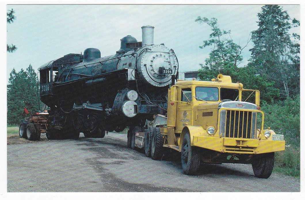 Union Pacific 4-6-2 Steam Locomotive Being Transported By Truck - TulipStuff