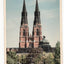 Uppsala Domkyrkan Fran Universitetet Cathedral Sweden 1930's - TulipStuff