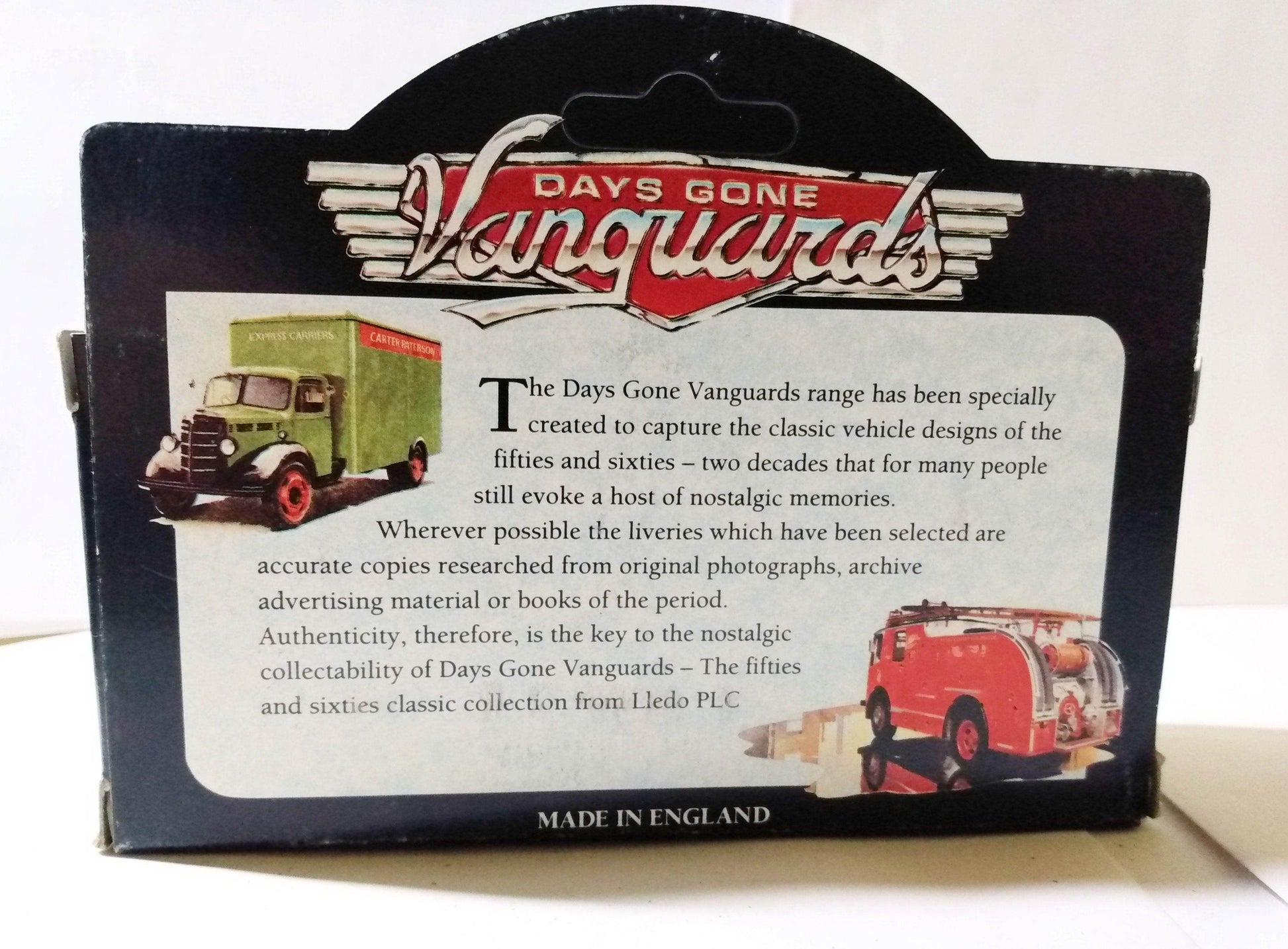 Lledo Vanguards DG63 1950 Bedford 30 CWT Delivery Van Cerebos Salt - TulipStuff