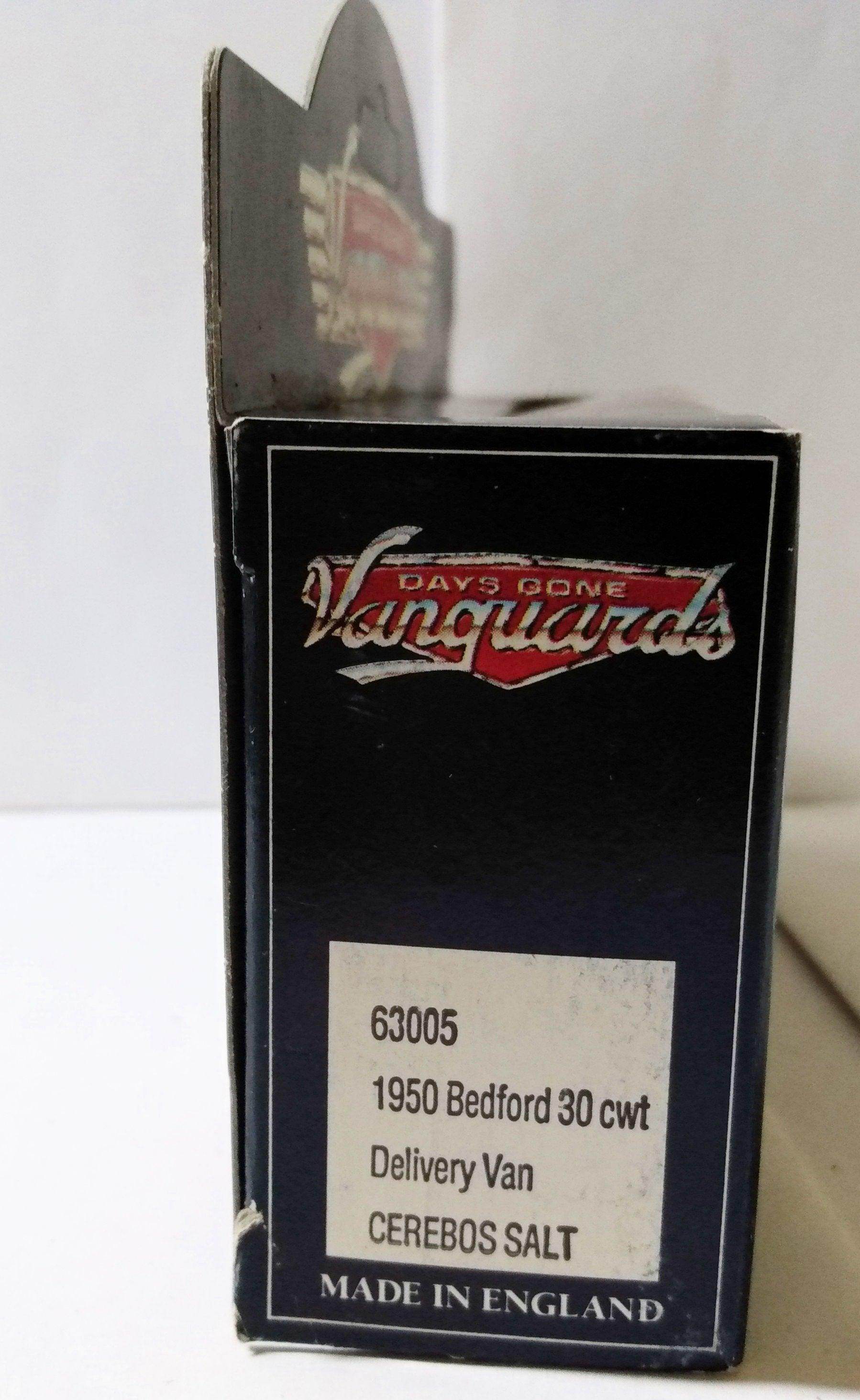 Lledo Vanguards DG63 1950 Bedford 30 CWT Delivery Van Cerebos Salt - TulipStuff