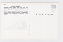 Load image into Gallery viewer, Northern Pacific Railway Baldwin Steam Locomotive American 4-4-0 Postcard - TulipStuff

