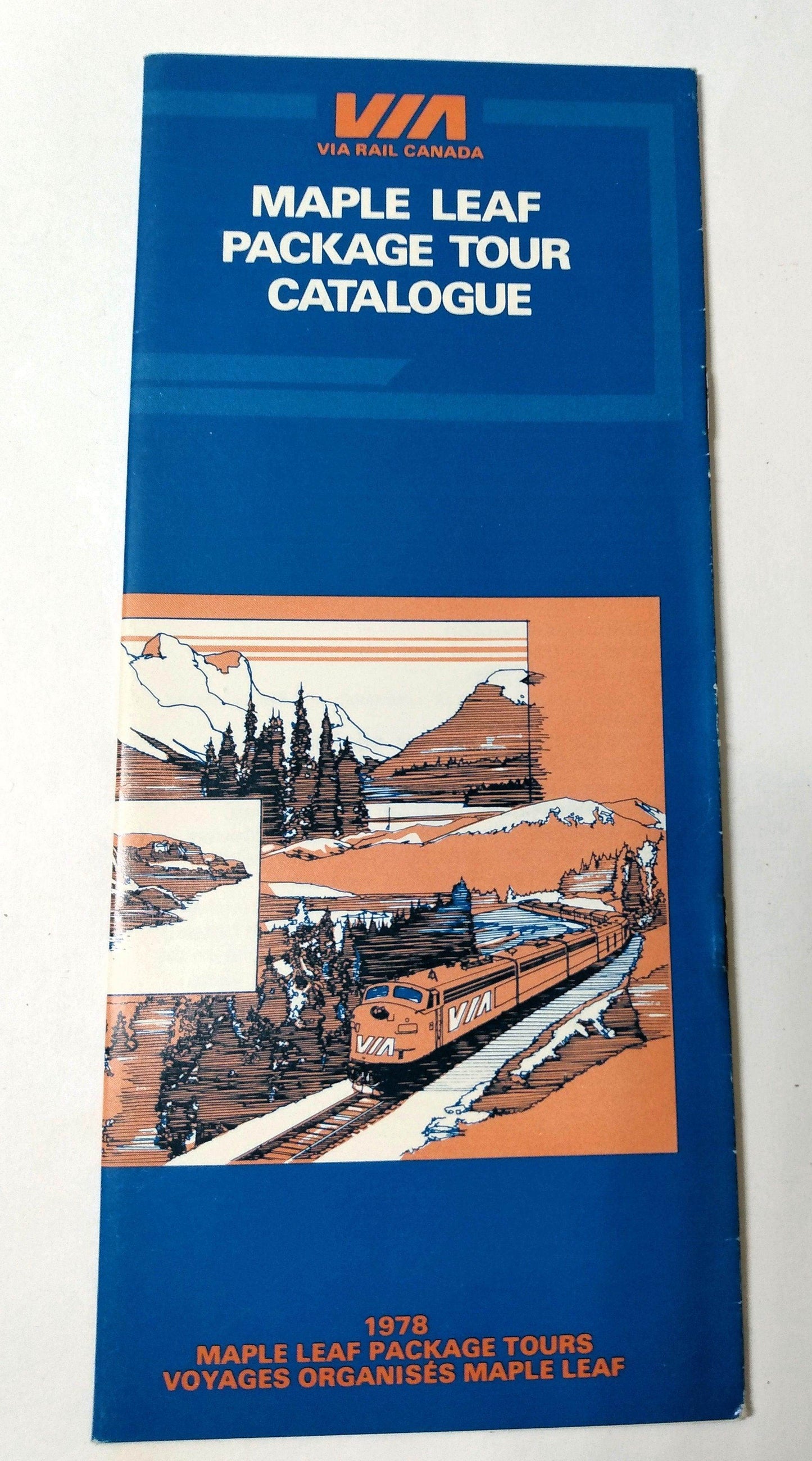 Via Rail Canada Maple Leaf Package Tour Catalogue 1978 - TulipStuff