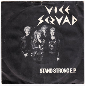 Vice Squad Stand Strong 7" EP Vinyl Record UK Punk 1982 - TulipStuff