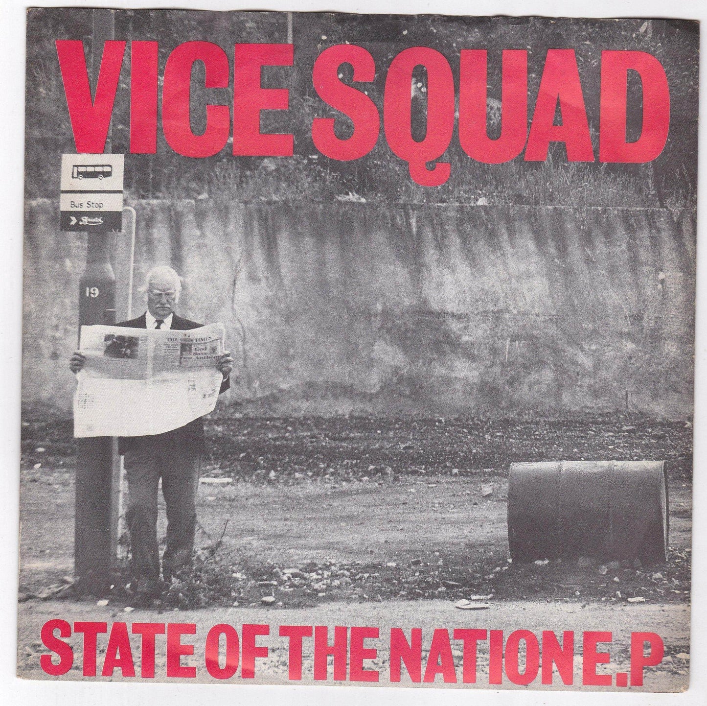 Vice Squad State of the Nation 7" EP Vinyl Record UK Punk 1982 - TulipStuff