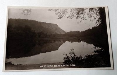 View Near New Haven Connecticut Real Photo Postcard 1920's - TulipStuff