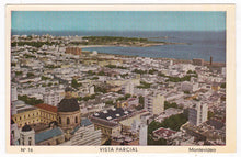 Load image into Gallery viewer, Vista Parcial Montevideo Uruguay 1960&#39;s Vintage Postcard - TulipStuff
