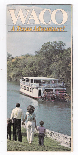 Waco A Texas Adventure 1982 Travel Brochure - TulipStuff