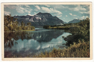 Waterton River Vimy Ridge Canadian Rockies Alberta Canada 1954 - TulipStuff