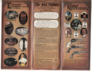 Wax Museum of the Southwest Grand Prairie Texas 1982 Brochure - TulipStuff