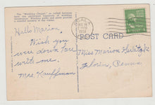 Load image into Gallery viewer, Wedding Chapel St Petersburg Florida Linen Postcard 1951 - TulipStuff

