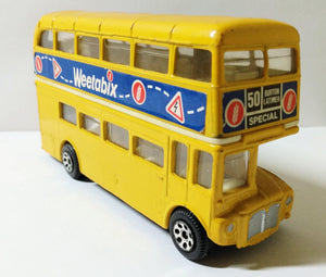 Corgi Toys Weetabix London Transport Routemaster Bus Made in Great Britain 1989 - TulipStuff