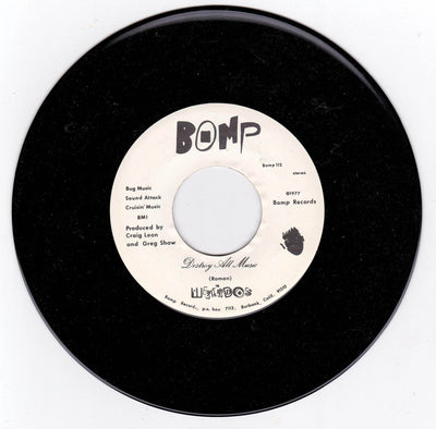 The Weirdos Destroy All Music Bomp Records LA Punk 1986 Pressing - TulipStuff