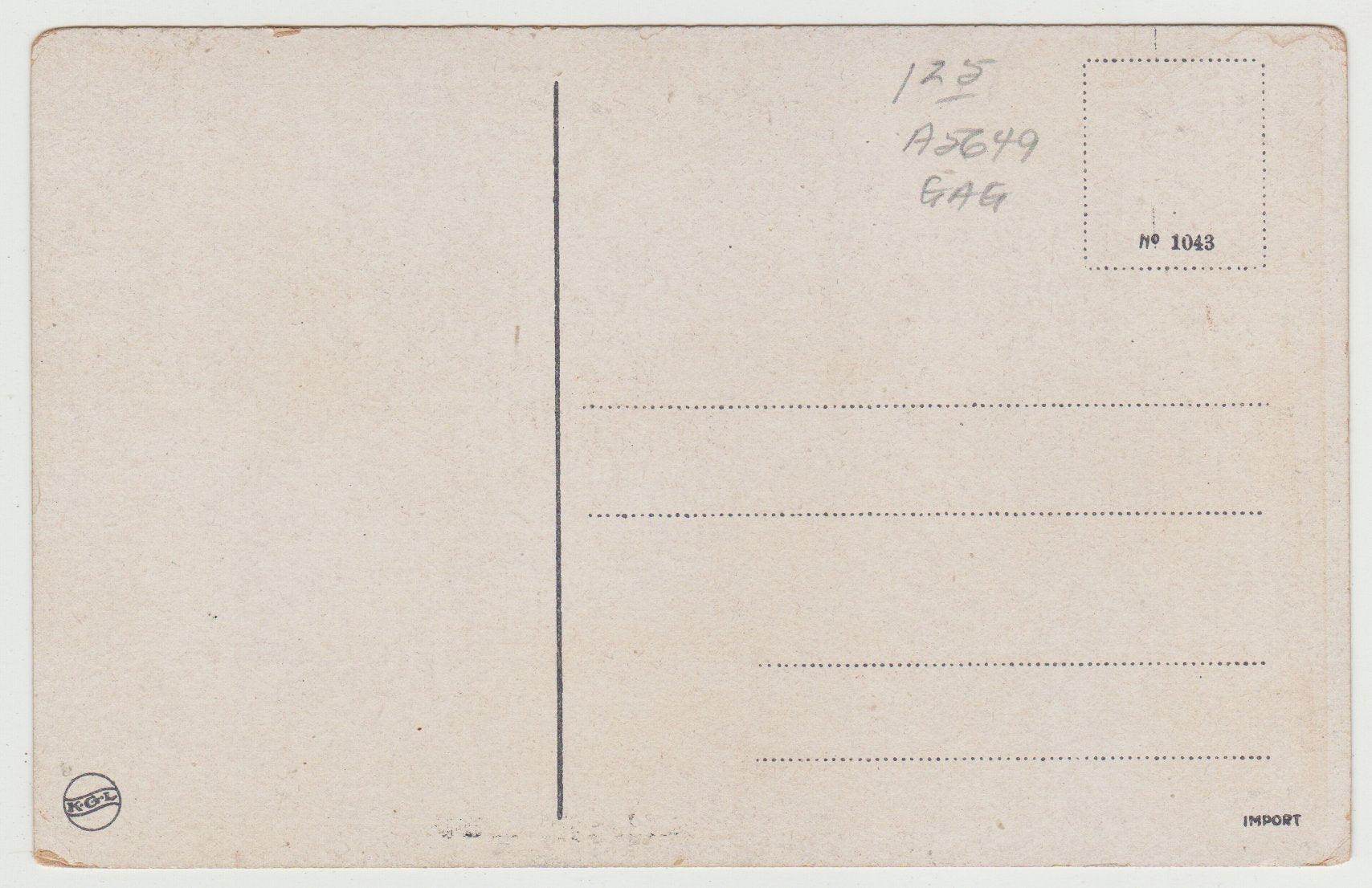 Wesolych Swiat Polish Merry Christmas Holiday 1920's Postcard - TulipStuff