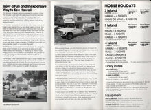 Load image into Gallery viewer, Western Airlines Hawaii Beach Boy Mobile Holidays Camper/RV 1981 - TulipStuff
