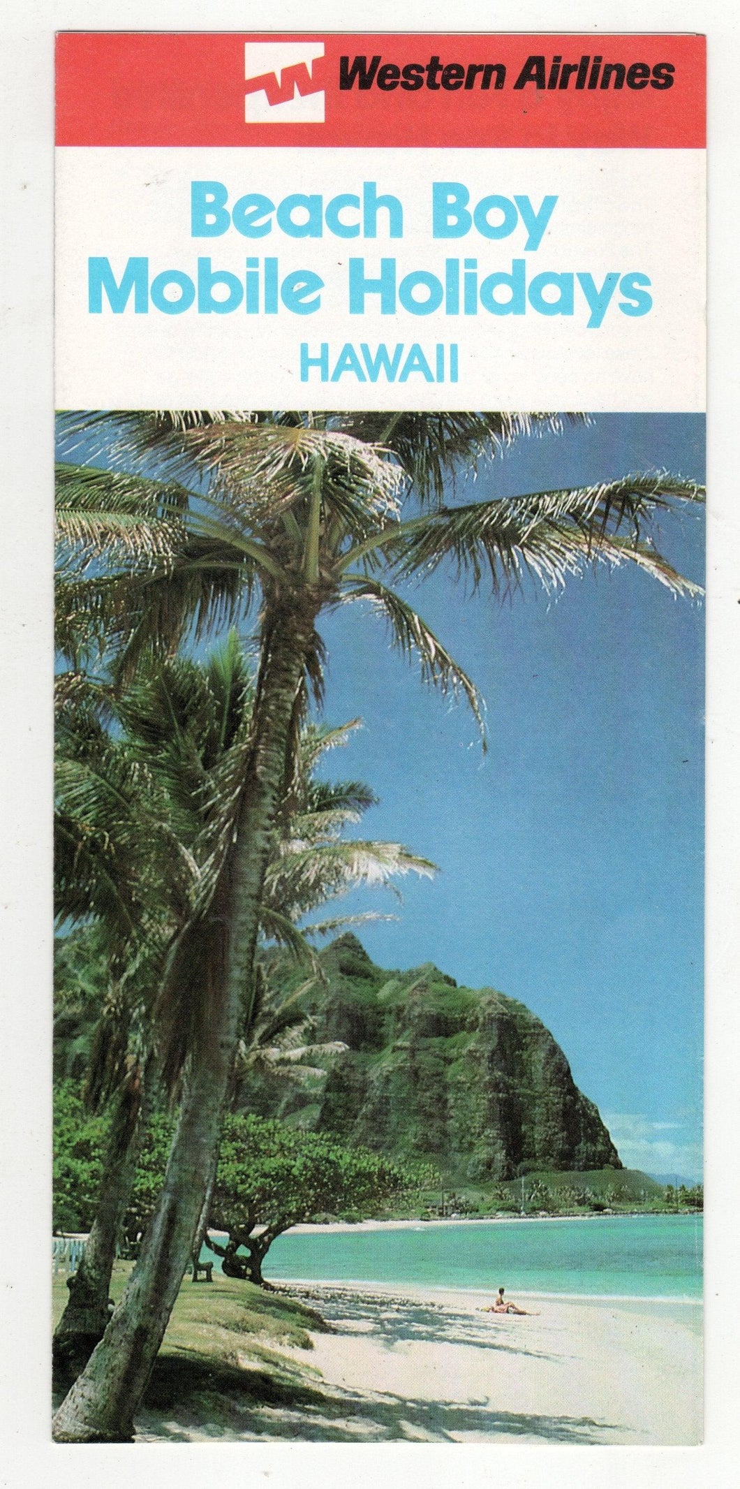 Western Airlines Hawaii Beach Boy Mobile Holidays Camper/RV 1981 - TulipStuff