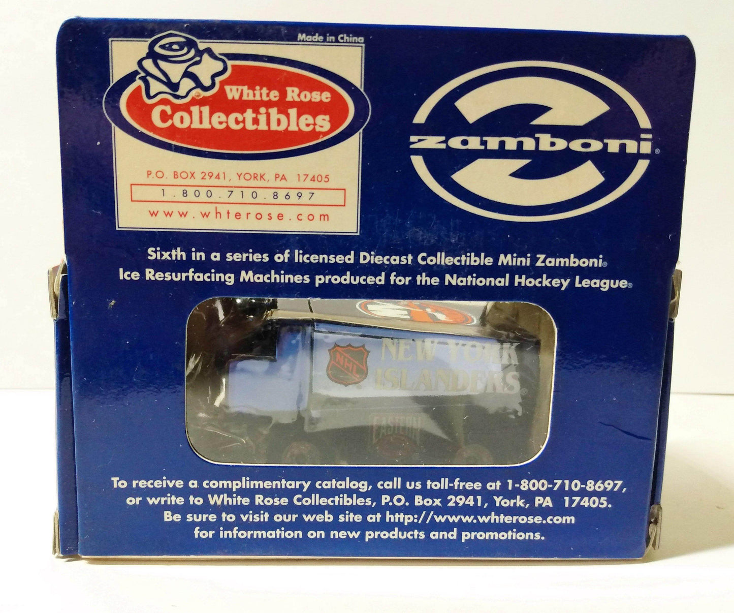 White Rose Collectibles '01 NHL New York Islanders Zamboni Ice Machine - TulipStuff
