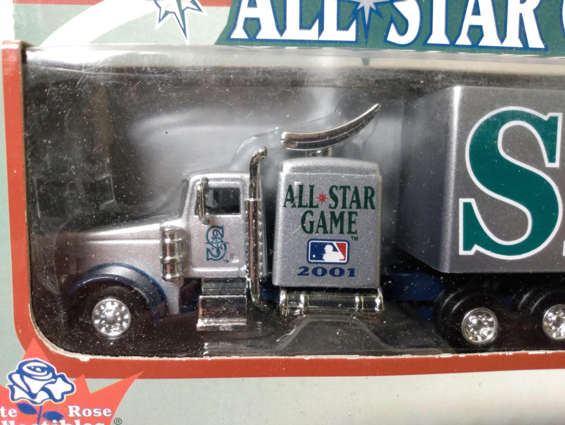 White Rose Major League Baseball 2001 All Star Game Seattle Semi Truck - TulipStuff
