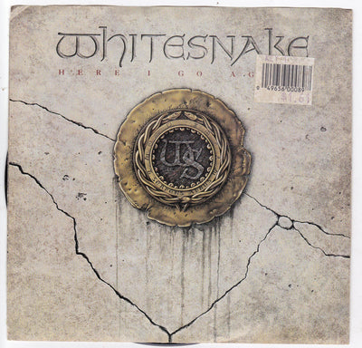 Whitesnake Here I Go Again 7" 45RPM Vinyl Record 1987 Metal - TulipStuff