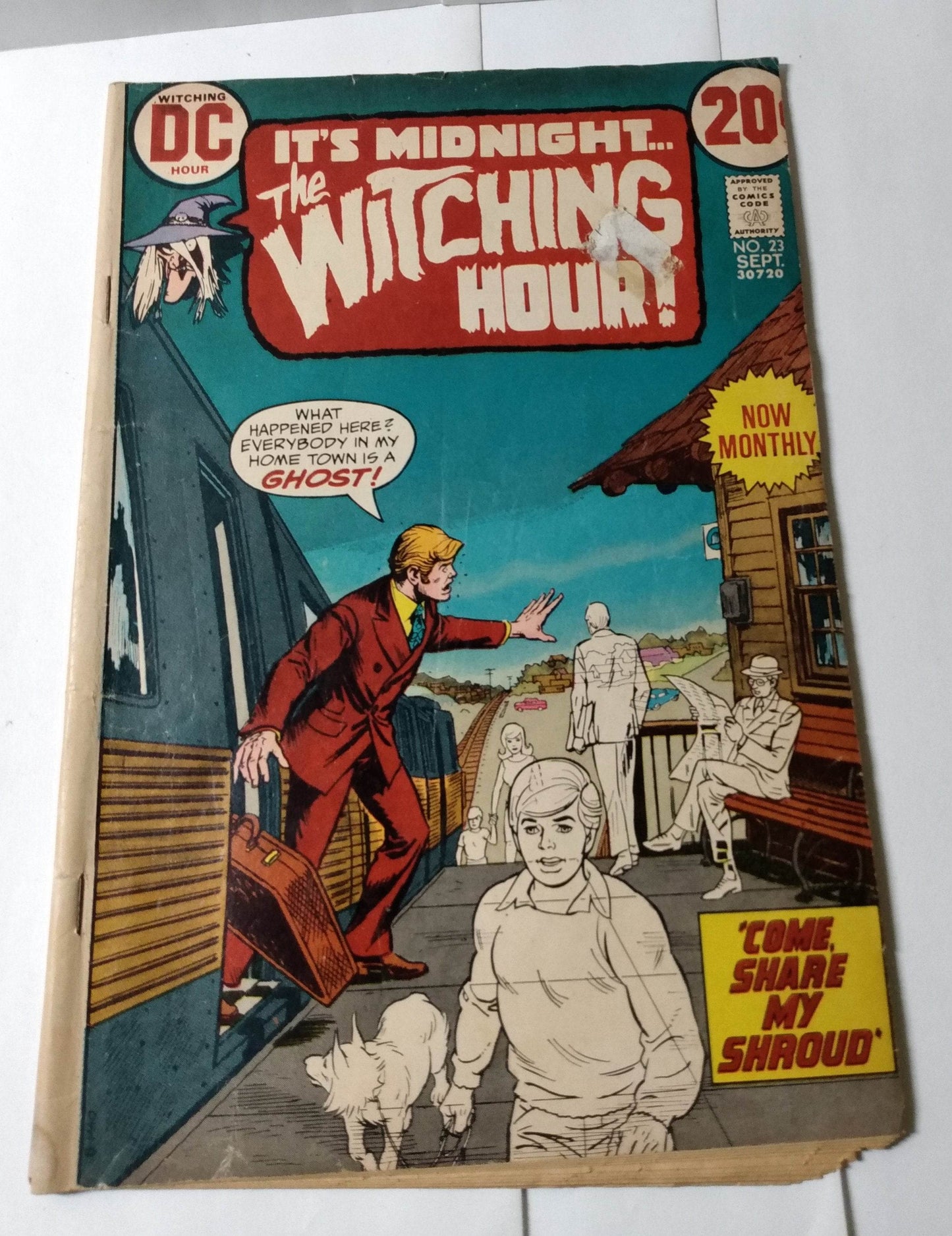 The Witching Hour #23 September 1972 DC Comics Come Share My Shroud - TulipStuff