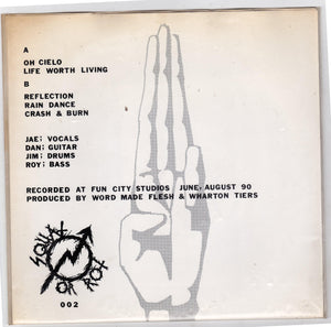 Word Made Flesh 7" EP Vinyl Record NYHC Punk Squat or Rot 1990 - TulipStuff