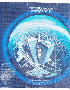 World Trade Center Observation Deck NYC Brochure Late 1970's - TulipStuff