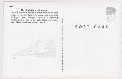 W .T. Carter and Brother Railway 2-8-2 Steam Locomotive 1960's - TulipStuff