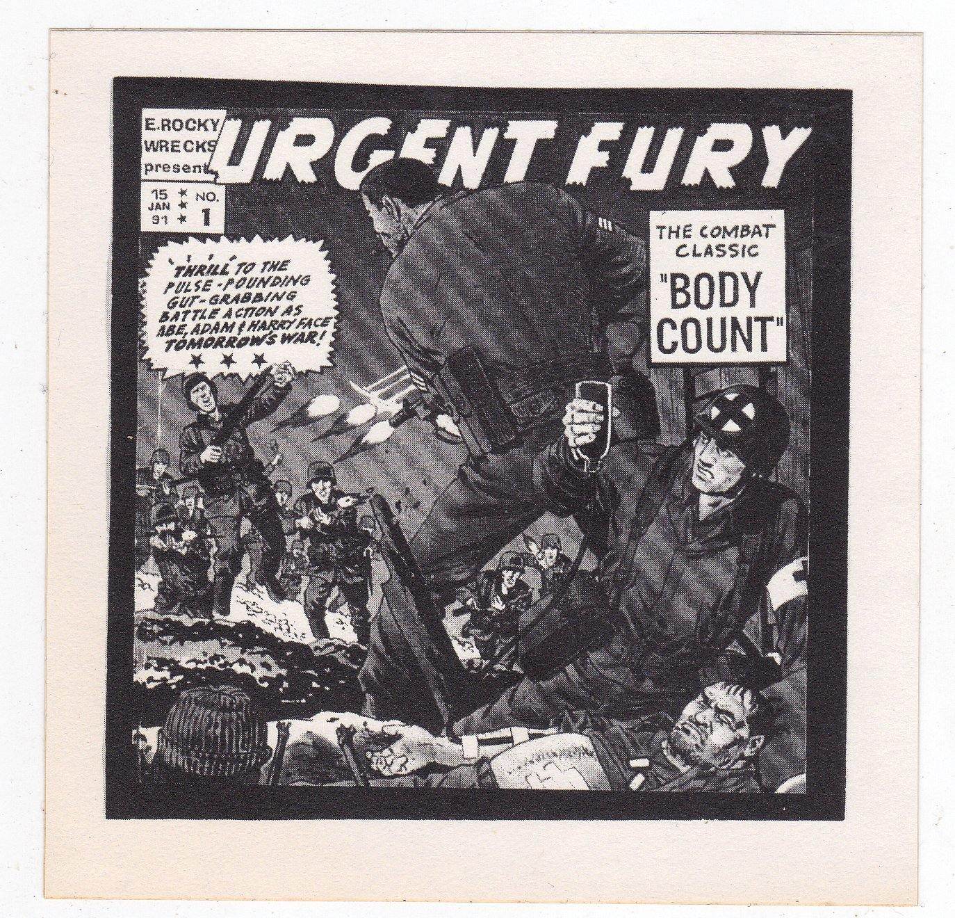Youth Gone Mad / Urgent Fury 45 RPM Vinyl Record NY Punk 1991 - TulipStuff