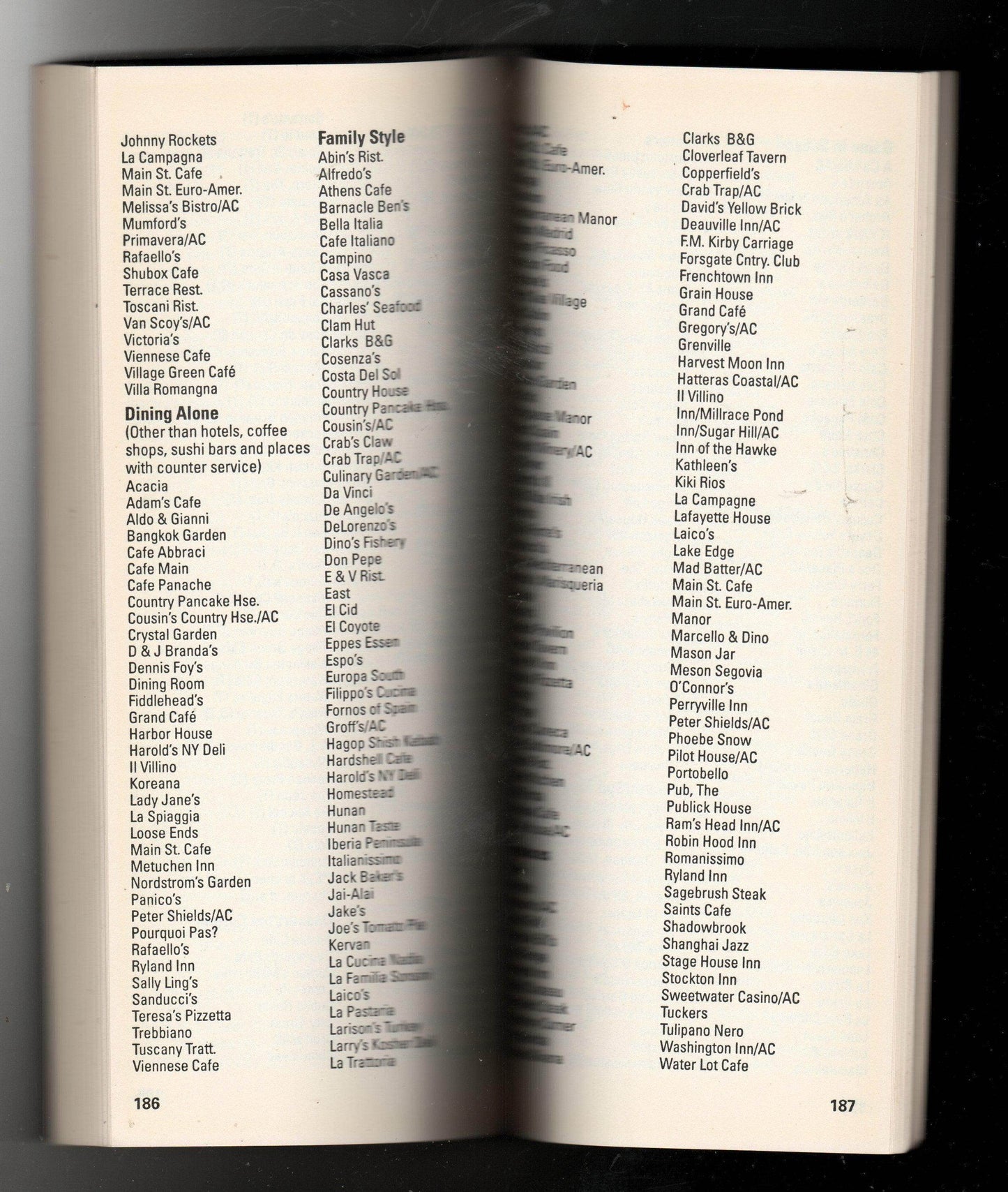 Zagat Survey New Jersey Restaurants 1998 - TulipStuff