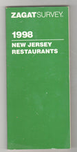 Load image into Gallery viewer, Zagat Survey New Jersey Restaurants 1998 - TulipStuff
