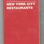 Zagat Survey New York City Restaurants 1998 - TulipStuff